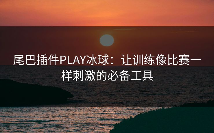 尾巴插件PLAY冰球:让训练像比赛一样刺激的必备工具 尾巴插件PLAY冰球:让训练像比赛一样刺激的必备工具